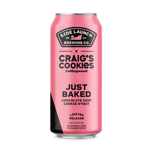 Side Launch x Craig's Cookies Just Baked Cookie Stout