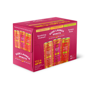 Side Launch Spirits Sparkling Cocktail Variety Pack  (12x355mL)